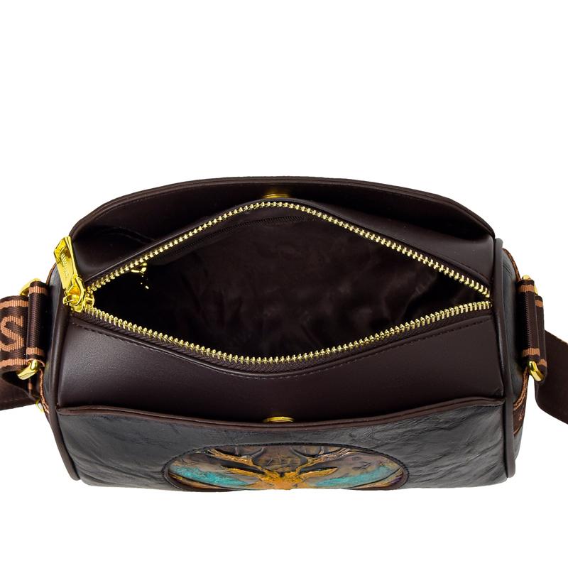 Vintage Square Bag Fashion Animal Pattern Crossbody Purse For Women Casual Shoulder Tote Retro Mommy Boston Pillow Handbag Gift Idea Present To Lover