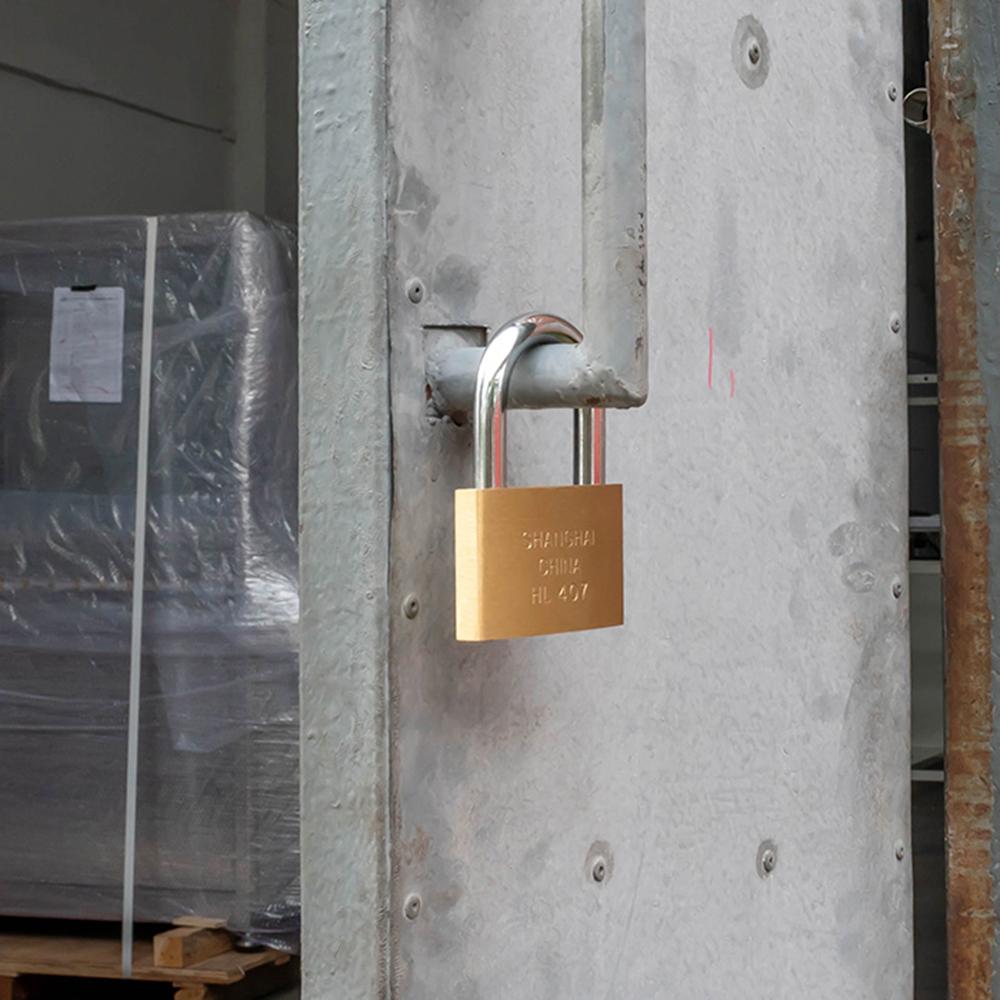 Copper Padlock 20mm Small Locks with 3 Keys for Luggage Case Locker Home Improvement Hardware