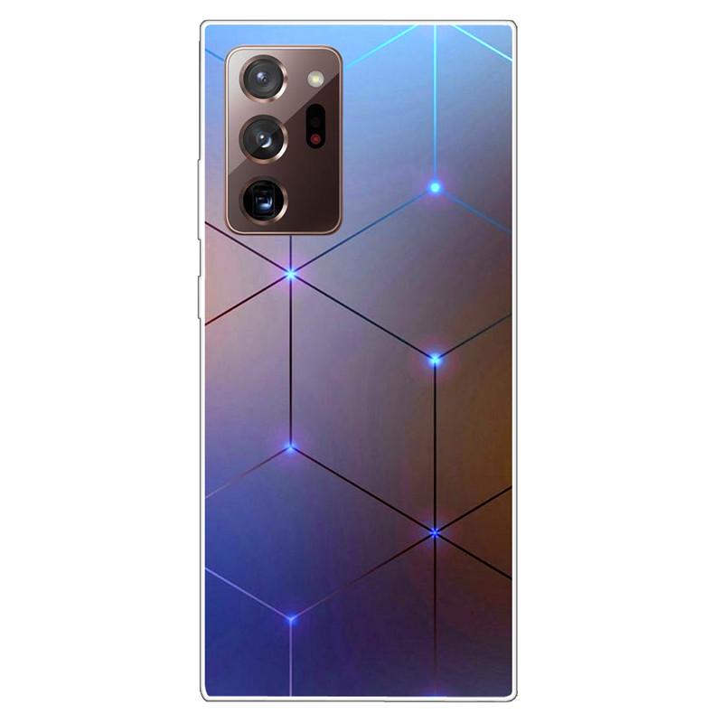 Soft Cover For Samsung Note 20 Ultra Case S20 FE TPU Print Cat Silicone Cases for Samsung Galaxy Note20 M52 5G Funda Coque Clear