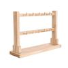 Wooden Jewelry Display Stand: Earring, Stud, Keychain, Bracelet, Bead String Holder