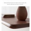 Solid Wood Flat Board Wall Mount Storage Rack Flat Partition Walnut Hanging Rack Room Decoration Storage Board