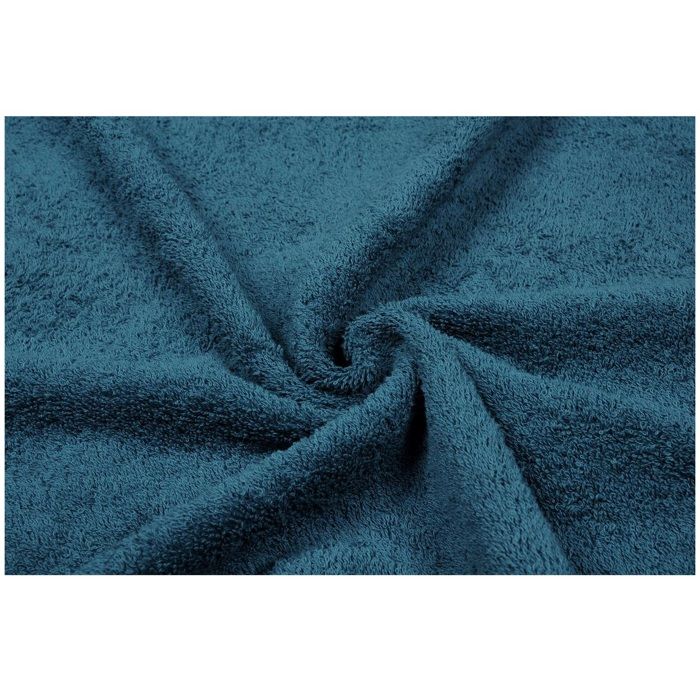 Gant de toilette - Laguna - Lot de 2 - 15 x 21 cm - Coton GOTS bleu pétrole