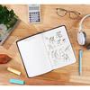 Basics Notebook Classic Blank L Size (13cm X 21cm) Black