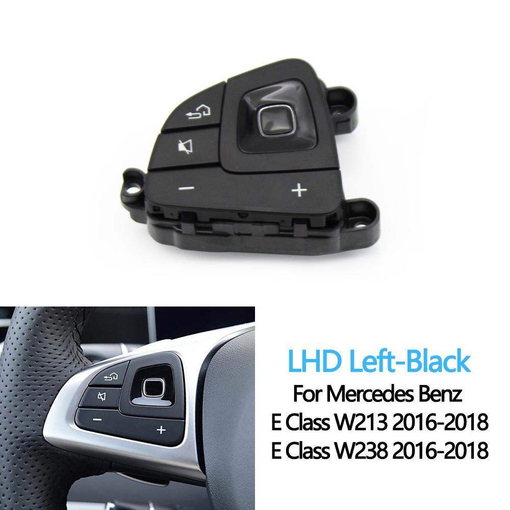 Botões Multifuncionais do Volante do Carro Botão Interruptor de Controle de Volume Montagem Para BENZ Classe E W213 W238 C238 2016 2017 2018