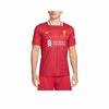 Striped Logo Moisture-Wicking Short Sleeve T-Shirt for Men, Red
