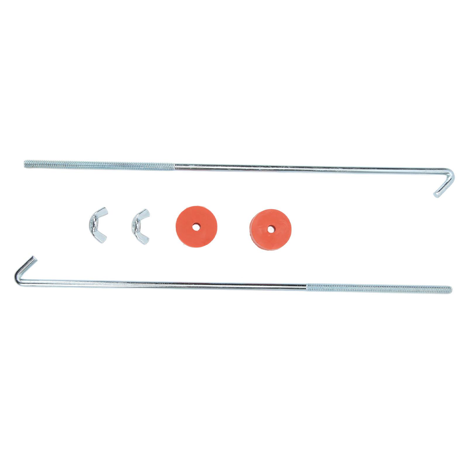 

Универсальные 12-дюймовые J-образные болты крепления аккумулятора профессиональные с шайбой и гайкой-барашком для автомобиля