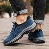Fashion High Quality Outdoor Men's Sneakers Breathable Suede Running Shoes Light Anti-slip Mountaineering Shoes Platform Sneakers36-50