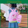 Lightweight And Spacious Pvc Backpack For Preschoolers With Cute Bunny Design For School Use