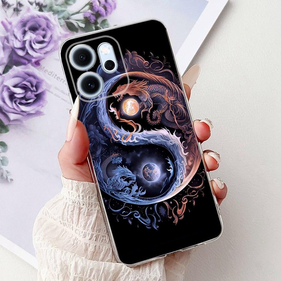 Phone Case For OPPO Reno14 F 5G Capa Soft Silicone New Flower Protective Back Cover For Oppo Reno 14F 14 F CPH2743 Fundas Coque