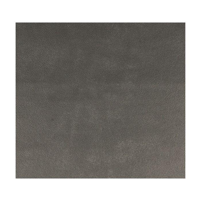 FEUILLE ANTHRACITE SIMILI CUIR - 30X30X0.7 CM
