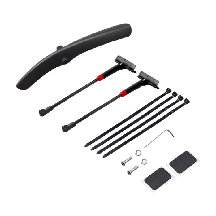 Light Weight Mudguard with Taillight Adjustable Mountain Bike Mudguard Rear Mud Guard Hard Shells Mudguard Bike Part