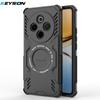 KEYSION Hollow Heat Dissipation Case for IQOO Z10 5G Silicone+PC Magnetic Cooling Shockproof Phone Back Cover for VIVO IQOO Z10