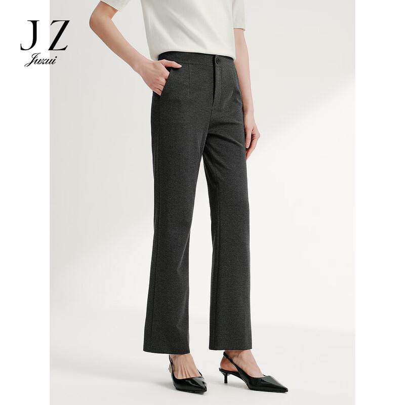 JUZUI Women s Four-Way Stretch Flared Cropped Pants M