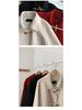 2025 Korean Style Petite Woolen Toggle Coat - Autumn/Winter Mid-Length Women's Outerwear