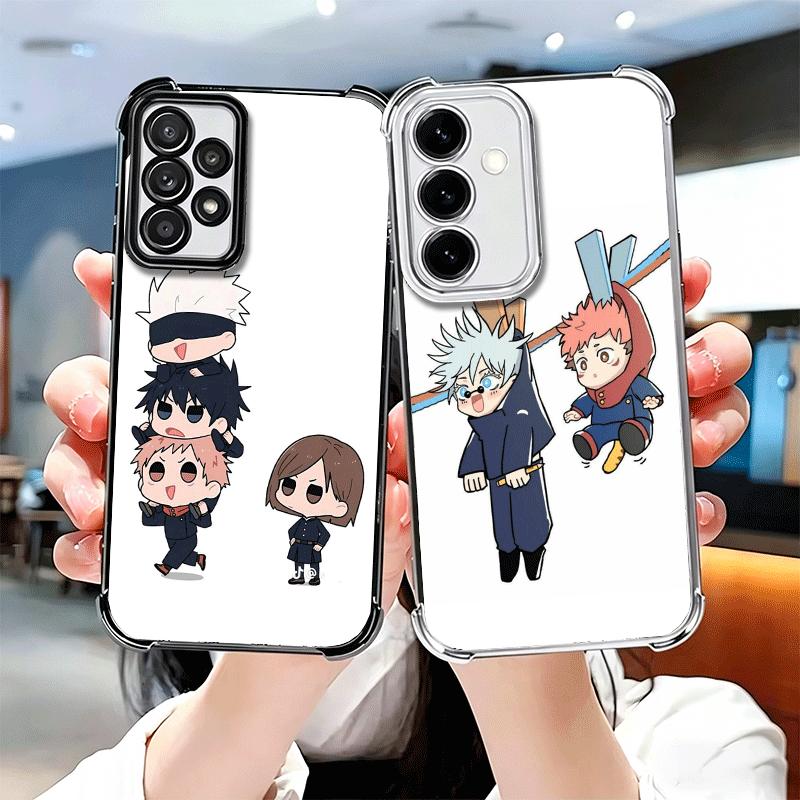 Cartoon Cute JUJUSU Anime Soft Phone Case For Samsung A17 A27 A07 A37 A57 A16 A56 A15 A55 A14 A54 A13 A53 A26 A36 A25 A35 A24 A3