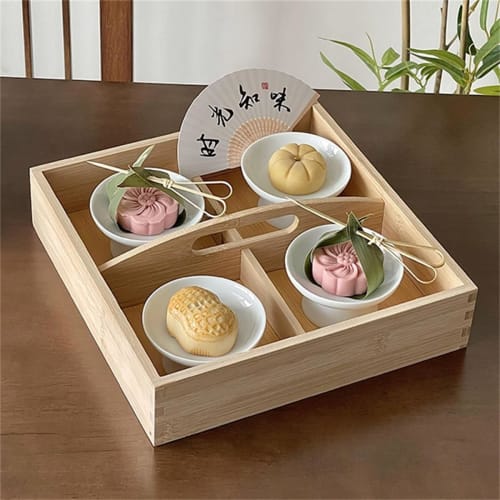 SITEDAN Cocktail Picks, Disposable Bamboo Fruit Picks, 100 Pieces, Scissor-Shaped, for Appetizers, Sweets, and Toothpicks, Perfect for Cafes, Food Dec