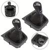 FOR Golf 5 MK5 FOR Golf 6 MK6 For Scirocco Gear Shift Knob with Leather Dust Boot Collar Case 5/6 Speed FOR Jetta 5 A5 MK5