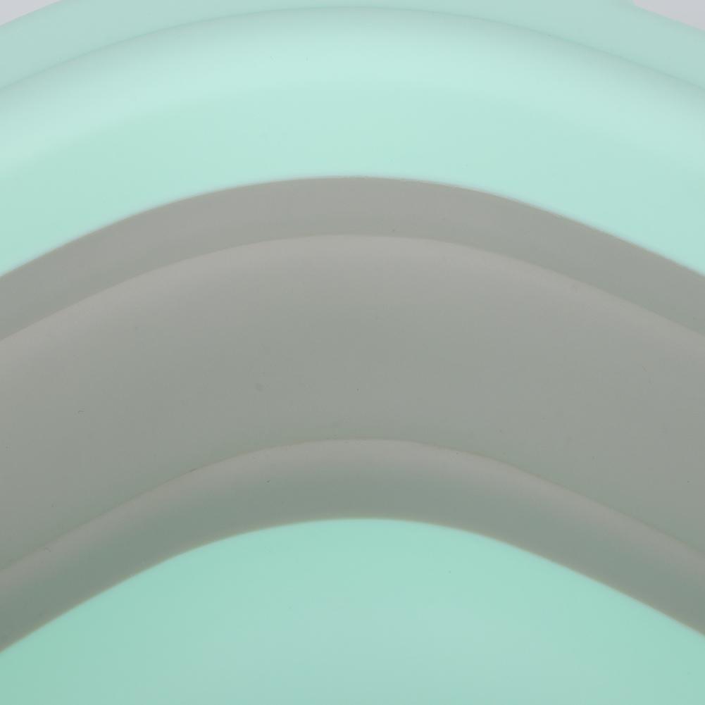 Folding Washbasin Baby Ass Washing Basin Cartoon Face Foot Washbasin for Baby InfantsGreen