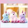 Cartoon Unicorn Plush Doll With Soft Short Pile Fabric For Kids Girl Gift Accessory