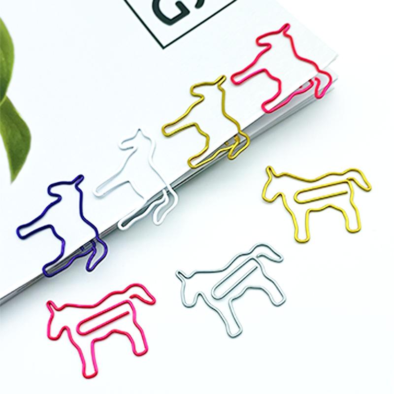 Unicorn-Shaped Colorful Animal Paperclip - Creative and Irregular Design