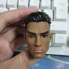 1/6 Männliche Puppe Kopf 35cm Höhe Mann Puppe Zubehör Weiß/Normal/Gebräunt Haut Diy Anziehspielzeug Zubehör