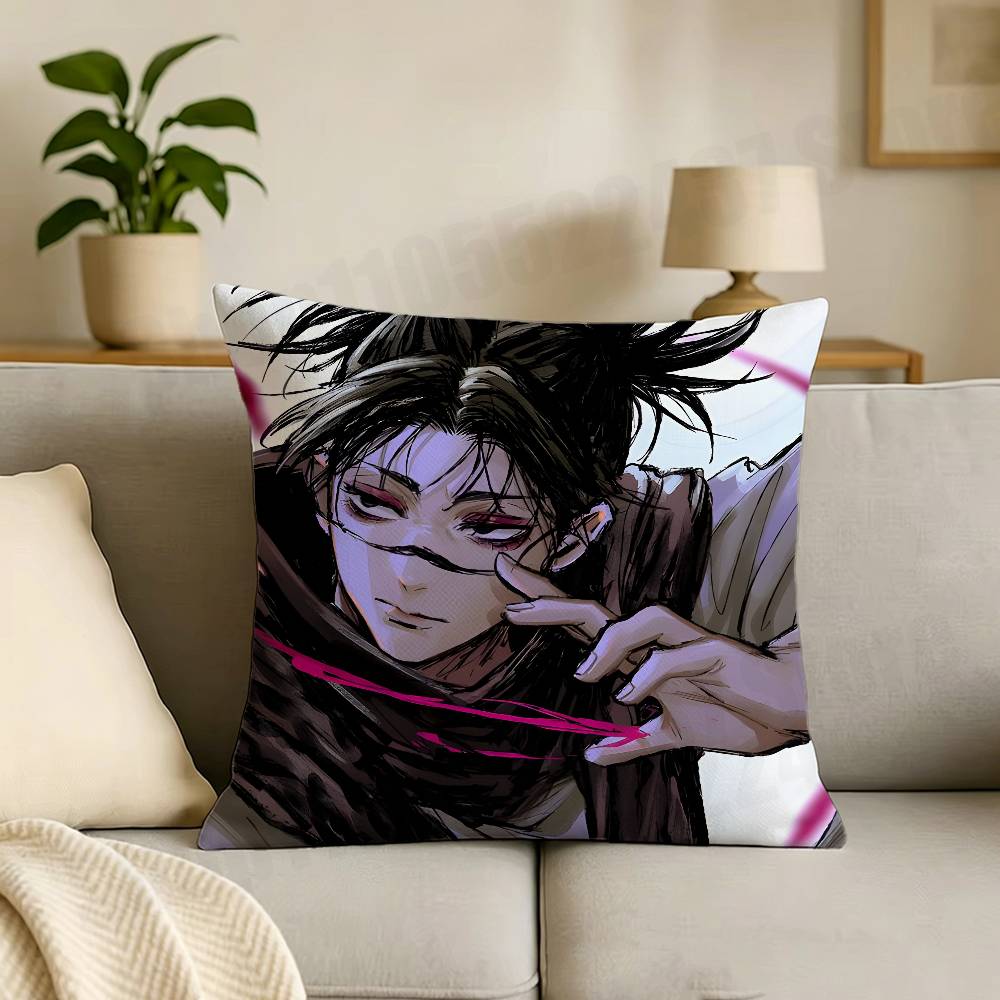 Choso Anime JJujutsu KKaisen Print Throw Pillow Cover Square Cushion Case for Living Room Bedroom Decor