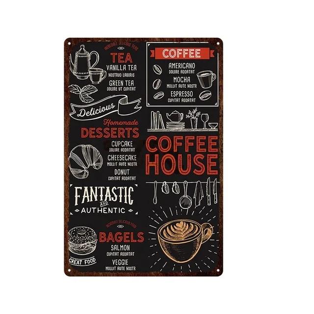 Vintage Coconut Milk Beach Bar Tin Sign  Southeast Asia Popcorn Beer Cafe Restaurant Kitchen Wall Decor Metal Poster