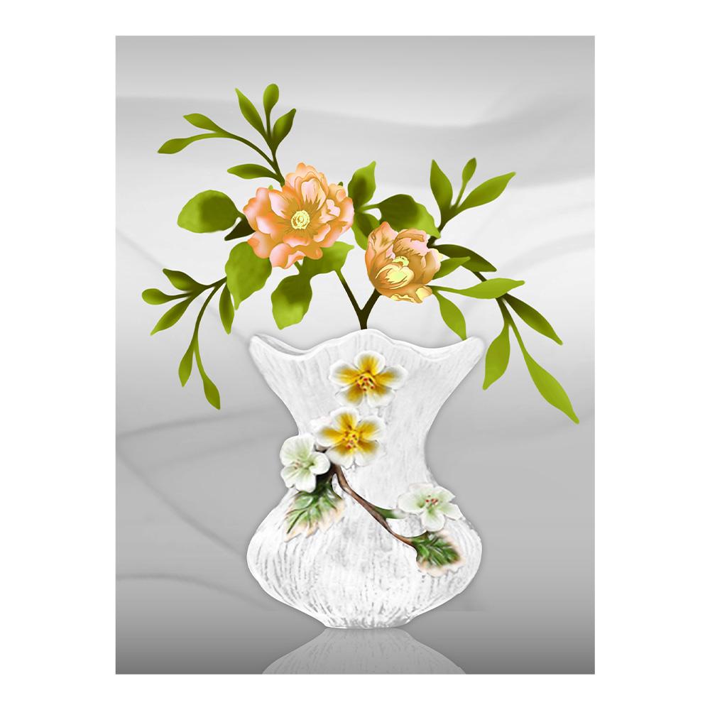 Retro Blumen Leinwandgemälde Wandkunst Bilder Chinesischer Stil Vintage Poster und Drucke für Wohnzimmer Flur Dekor