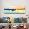 Natural  Could Stone Sea Sunset Landscape Posters and Prints Canvas Painting  Scandinavian Wall Art Picture for Living Room No Frame