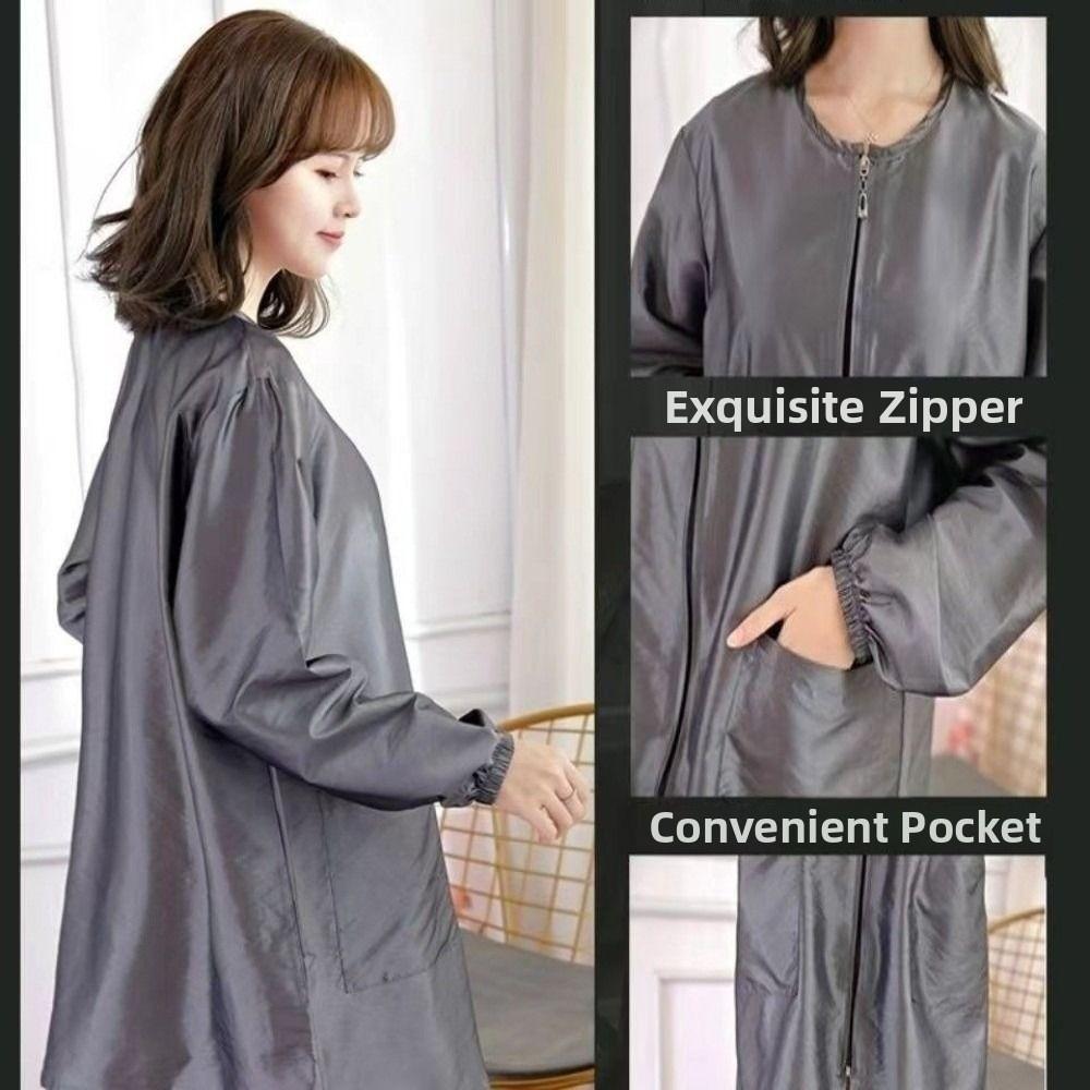 Antihaft Haar Friseursalon Uniformen Polyester Friseurkittel Schürze Friseurrobe Friseur