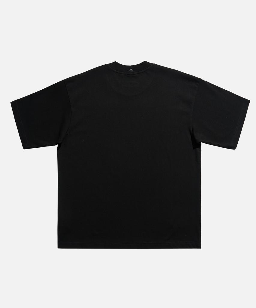Mideueobdeiteu Grainy Photo Ss Tee Black