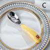 Ingot Head Soup Spoon Stainless Steel Tableware Teaspoons Home Children'S Tablespoons Ice Cream Shovel Kitchen Utensils
