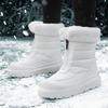 2026 New Style Casual Women's Boots Plus Size Cotton Shoes Fleece-Lined And Thickened Warm Snow Boots