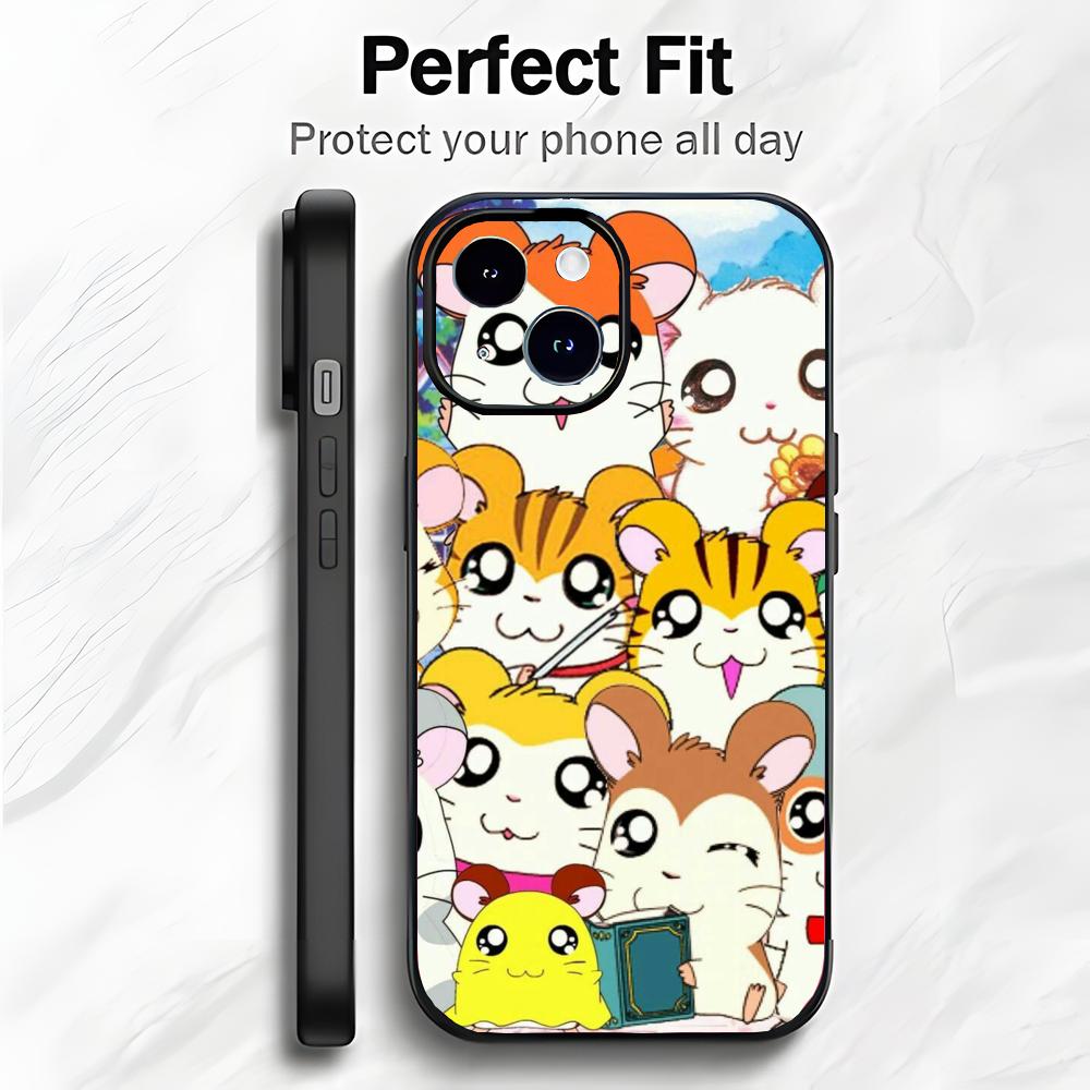 

Anime H-Hamtaro Cute Hamster Kawaii Lovely Phone Case Phone Case Soft Packaging Lightweight For iPhone17 16 15 14 13ProMax iphone17air