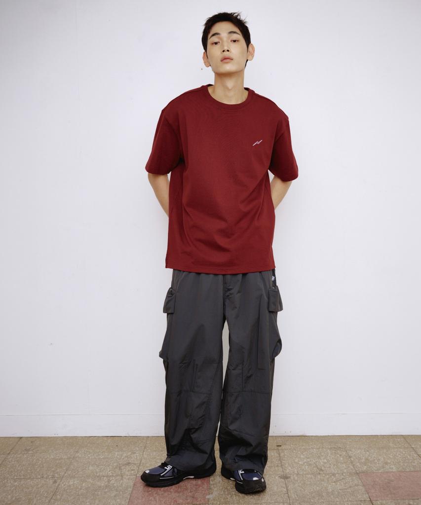 Kallapataleu Wide Balloon Ankle Zip Belted Cargo Pants - Deep Gray