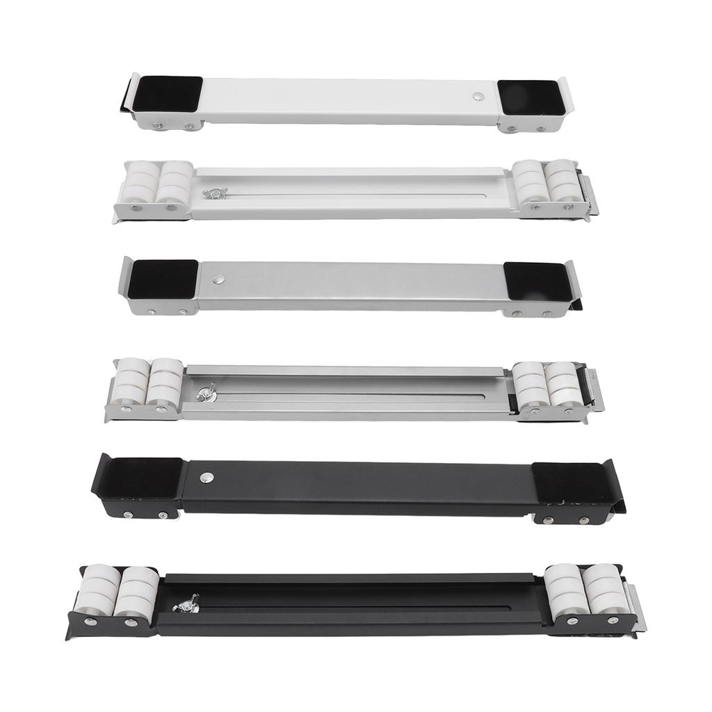 2pcs Furniture Appliance Roller Steel 300kg Load Bearing Stretchable Machine Moving Base for Dishwas