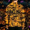 Men's Long Sleeve Hoodie with Sun Halloween Print Pullover