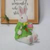 Osterhase Figur Harz Gewebte Kaninchen Skulptur Schlafsaal Party Dekoration