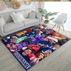 Atletico Madrid Customizable Name Carpet Design for Playrooms Dining Room Kitchen Study room Antislip Carpet Anime Office Decor Spiritual Gift
