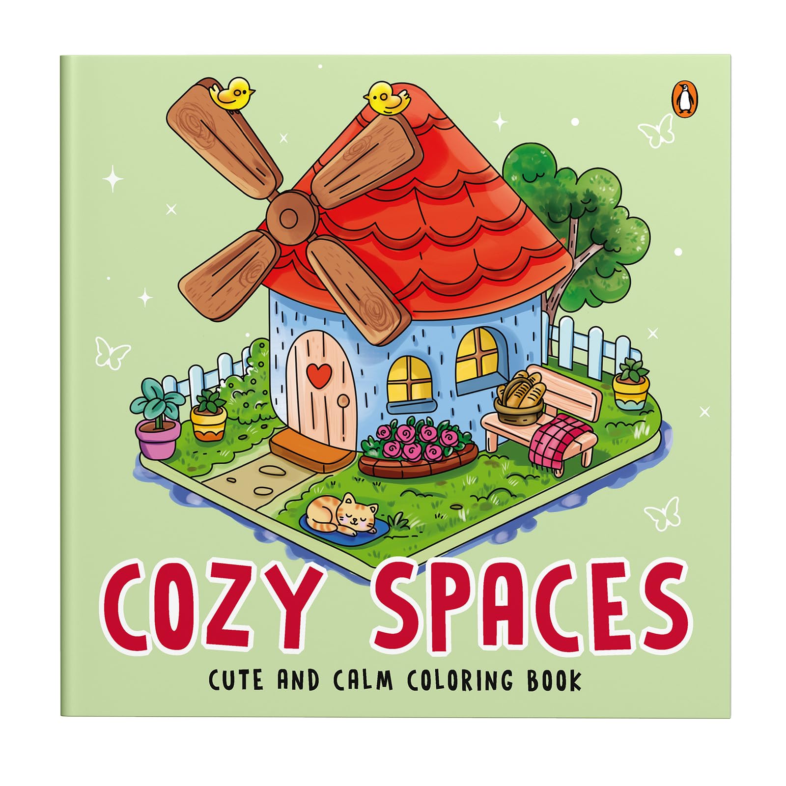 

Cozy Spaces - Cute and Calm Coloring Book: Cute & Cozy Coloring Book for All Ages | Illustrations for Mindfulness & Art Therapy with Practice Pag