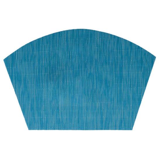 

Веерообразный коврик для столовых приборов, маслостойкий полиэстер, подставка под чашку для столовой, кухонные принадлежности синий