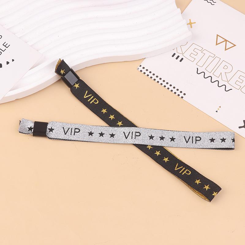 5Pcs Vip Cloth Event Wristband Vip Fabric Wristbands Solid Color Cloth Wristband Event Club Lightweight Concert Wrist Strap