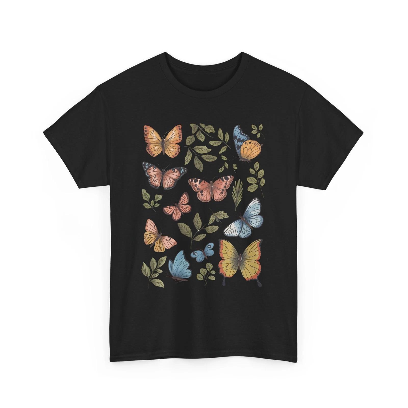 

Butterfly Graphic Tee Stylish Casual T-Shirt | Trendy Fashionable Cool Print 2XL