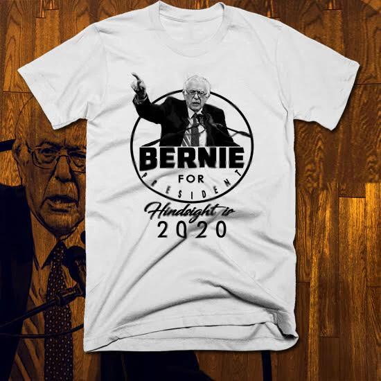 Bernie Sanders T-shirt, President USA, 2020 election, democrats, progressive new L