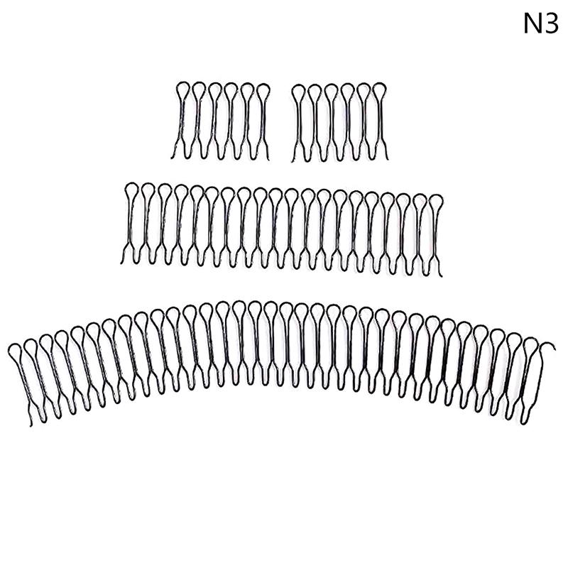 Usynlig Brukket Hår Hårnål Voksen Tiara Verktøy Rull Kurve Nål Pannelugg Fiksert Innsett Kam Profesjonelle Stylingtilbehør Kvinner