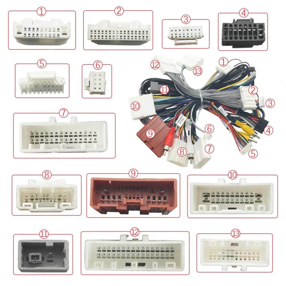 16pin Stereo Radio Android Wiring Harness W/ Cabus Box For Mazda CX-5 2014-2016