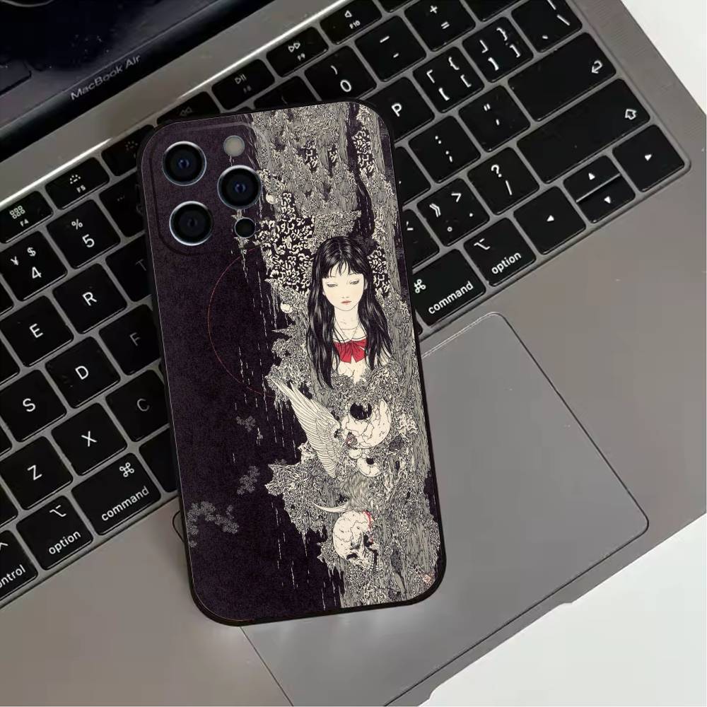 

MaiYaCa Takato Yamamoto Phone Case For iPhone 17,16,15,14,13,12,11 Plus,Pro Max,XS,Soft Silicone Black Cover iPhone14