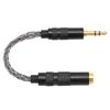 Plug and Play 4.4mm to 3.5mm Adapter Cable 8 Strands of Stranding Cable  For Music Players