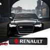 Automobile Decorative Lamp Front Cover LED Badg Decorative Badge for DUSTER Megane 2 3 Clio 4 Captur Kadjar Fluence