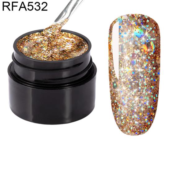 Glitter Rhinestone UV LED Nail Gel Polish Soak Off Varnish Lacquer